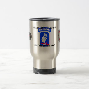ęr TASSE AÉROPORTÉE de VOYAGE de l'INFANTERIE 173D