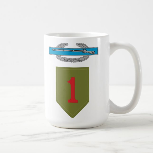 ęr Tasse de CIB de Division d'infanterie (Droite)