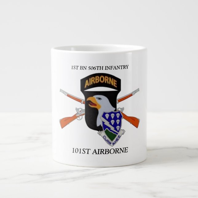 ęr TASSE ENORME AÉROPORTÉE de 506TH INFANTERIE de (Devant)