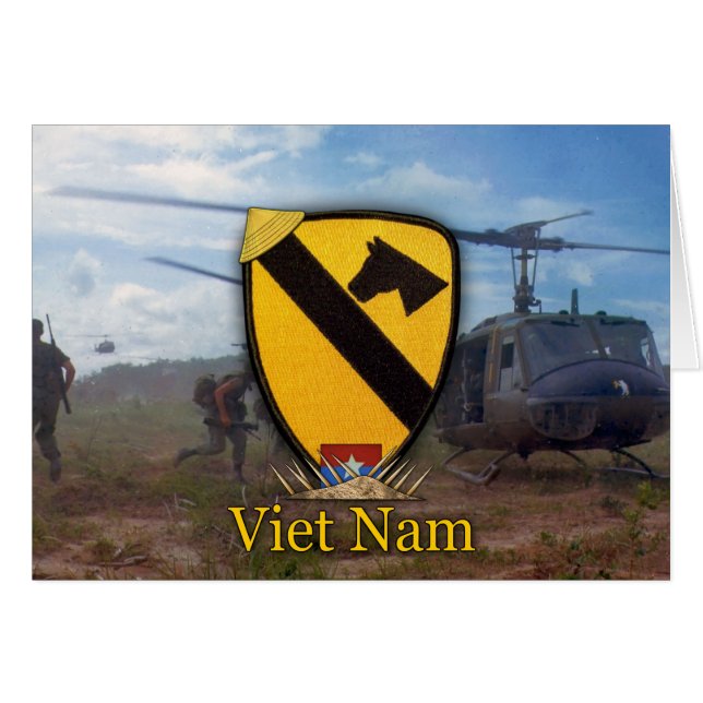 ?ère carte de nam du Vietnam de cav d'air de (Devant Horizontal)