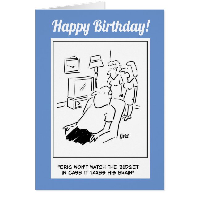 Eric ne regardera pas le budget à la télé (Devant)