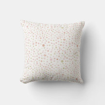 Erica Confetti Aquarelle Dots Jeter Oreiller