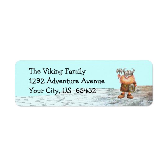 Erik Viking Étiquettes D’adresse Retour