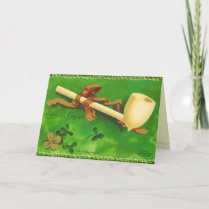 Erin antique vont carte de voeux de Bragh