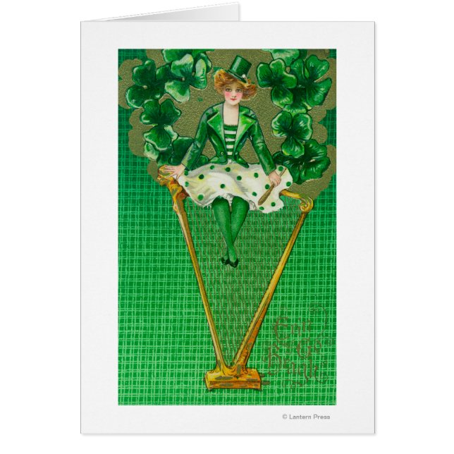 Erin Go Bragh Femme sur la scène de la harpe (Devant)