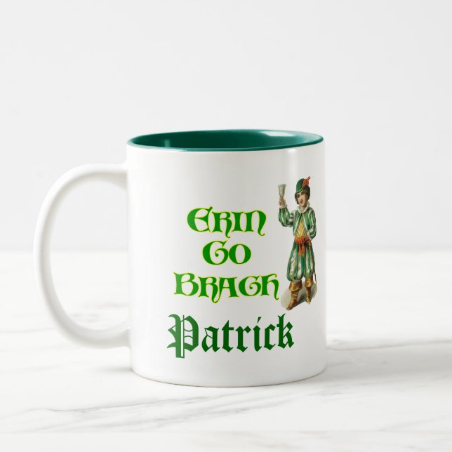 Erin Go Braugh Custom Irish Dire Mug (Gauche)