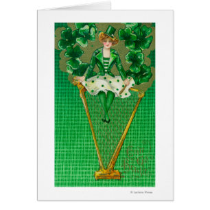 Erin vont femme de Bragh sur la scène d'harpe