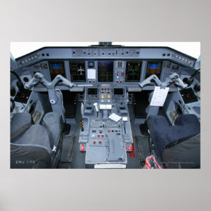 ERJ 175 Poster de cockpit