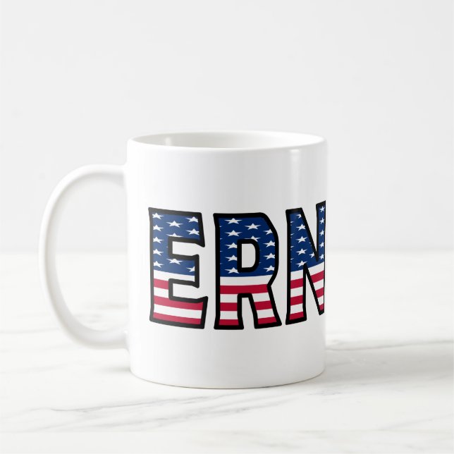 Ernesto prénom nom États-Unis tasse en forme de ta (Gauche)
