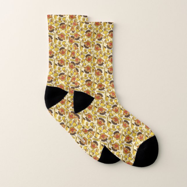 Ernie et le Motif en caoutchouc Duckie (Paire)