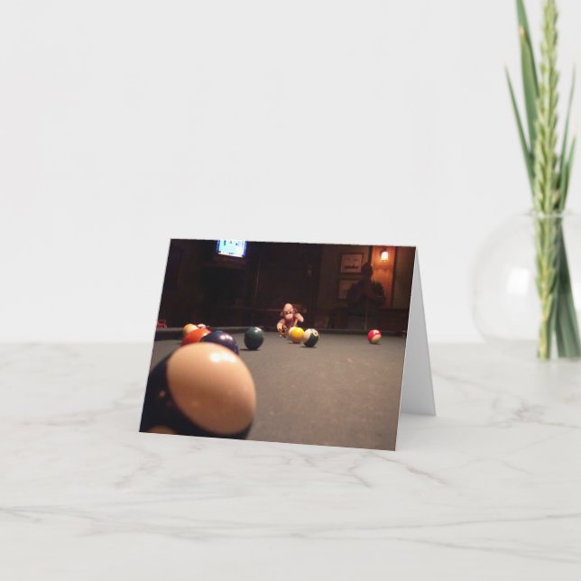 Ernie la carte de note de la salle de billard de s (Devant)