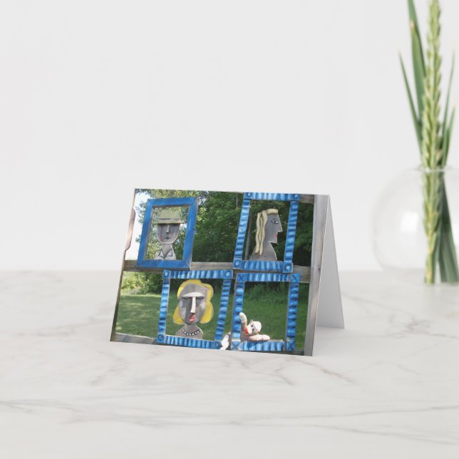 Ernie le singe de soie comme carte de note d'art (Devant)