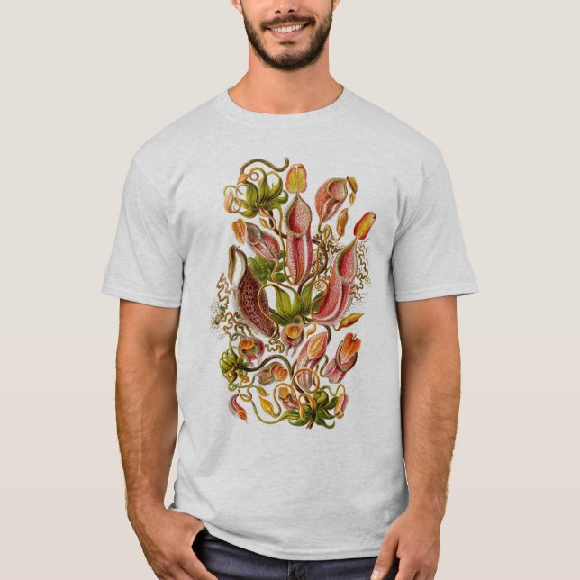 Ernst Haeckel - T-shirt de Nepenthaceae - (Devant)