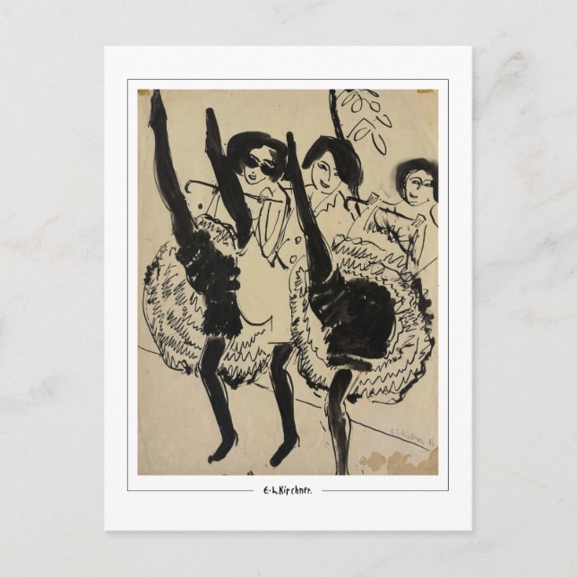 Ernst Ludwig Kirchner #261-2 - Carte postale d'art (Devant)