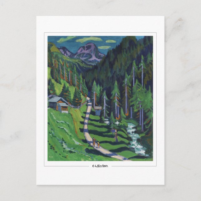 Ernst Ludwig Kirchner #338 - Carte postale d'art f (Devant)