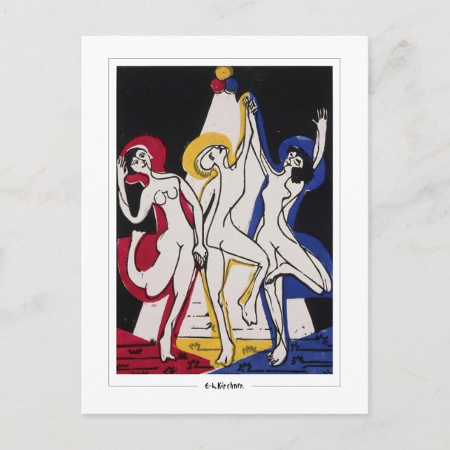 Ernst Ludwig Kirchner #590 - Carte postale Art (Devant)