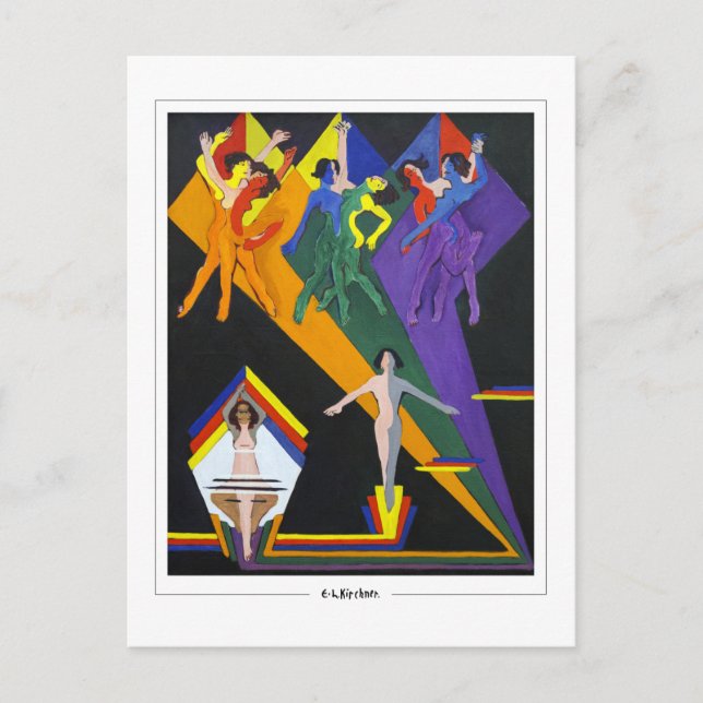 Ernst Ludwig Kirchner #627-2 - Carte postale d'art (Devant)