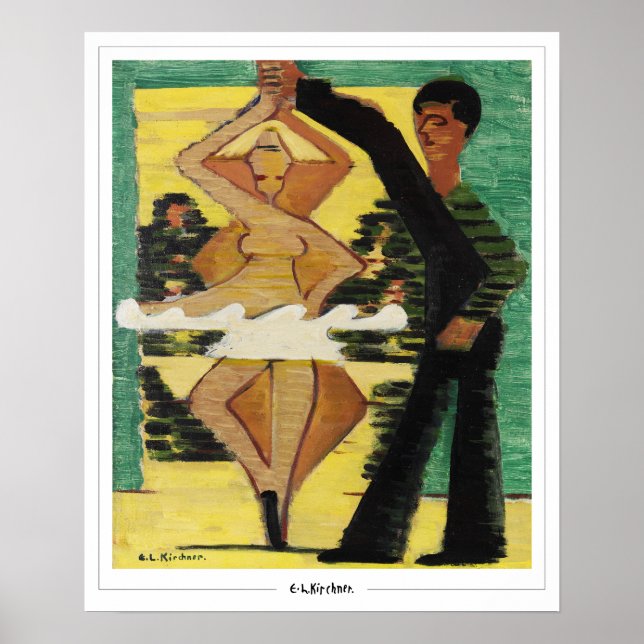 Ernst Ludwig Kirchner Affiche Art Zedign #48 (Devant)