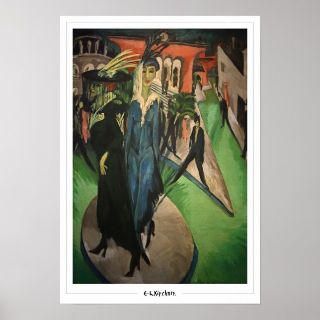 Ernst Ludwig Kirchner Affiche Art Zedign #486-2 (Devant)