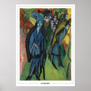 Ernst Ludwig Kirchner Affiche d'art Zedign #114-2