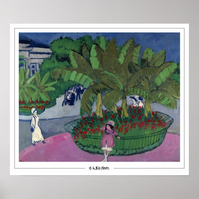 Ernst Ludwig Kirchner Affiche d'art Zedign #263-2 (Devant)