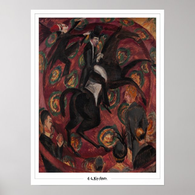 Ernst Ludwig Kirchner Affiche d'art Zedign #299 (Devant)