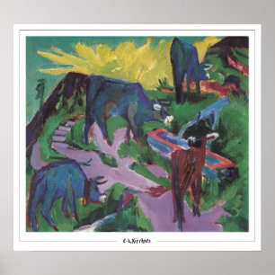 Ernst Ludwig Kirchner Affiche d'art Zedign #6