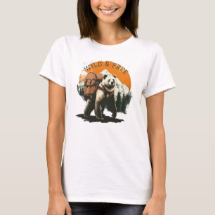 Errer Sauvage, Marcher Libre – T-Shirt Ours de Ran