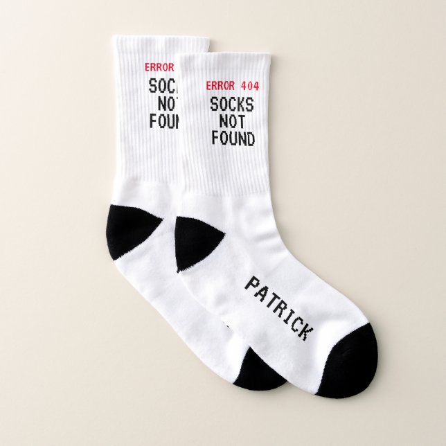 Erreur 404 chaussettes de blague meme introuvables (Paire)