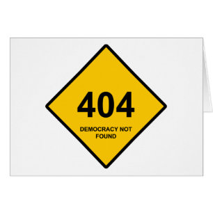 Erreur 404 : Démocratie introuvable