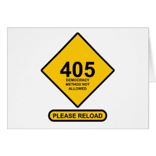 Erreur 405 : Méthode Démocratique Non Autorisée
