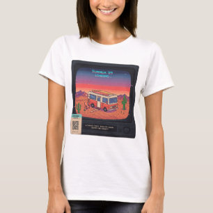 Erreur d'été rétro 404 T-shirt Glitch Art