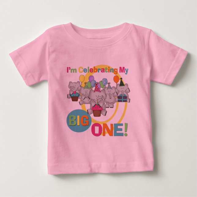 Ęrs T-shirts et cadeaux d'anniversaire d'éléphant (Devant)