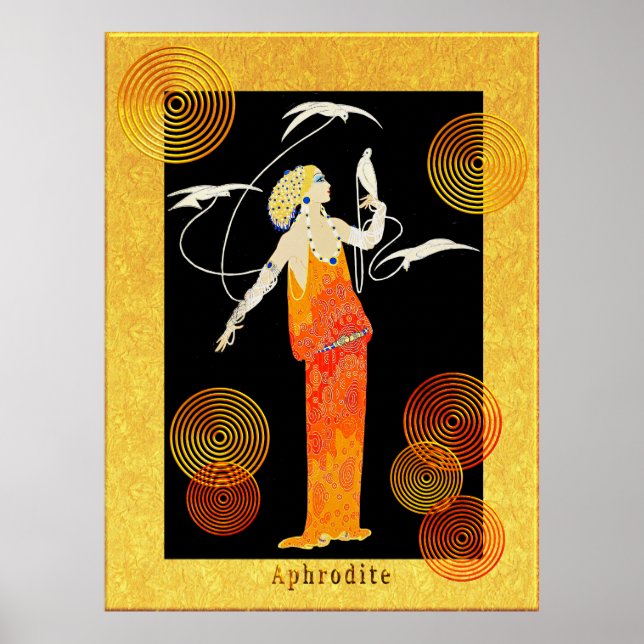 ERTE Aphrodite (artistiquement modifié) Affiche (Devant)