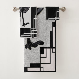 Erte de la dame aux chiens Art déco