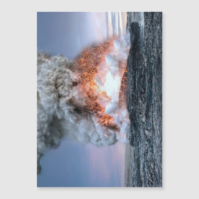 Eruption du volcan Kilauea à Hawaï,  (Devant)