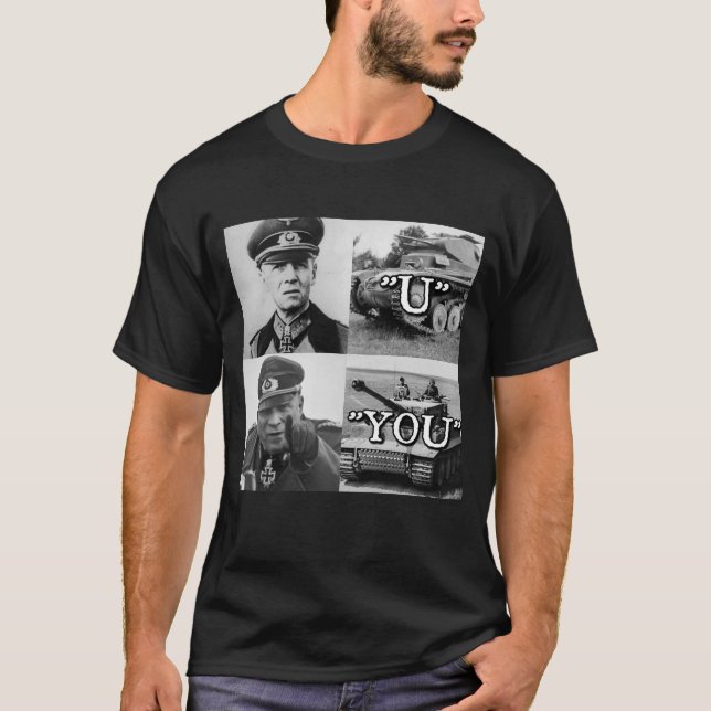 Erwin Rommel "U" contre "vous" T-shirt (Devant)