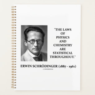 Erwin Schrödinger Physique Chimie statistique