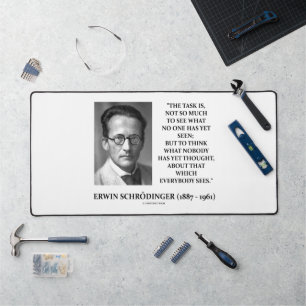 Erwin Schrödinger Tâche Penser Personne Encore Pen