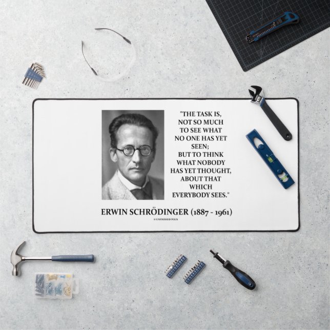 Erwin Schrödinger Tâche Penser Personne Encore Pen (Poste de travail)