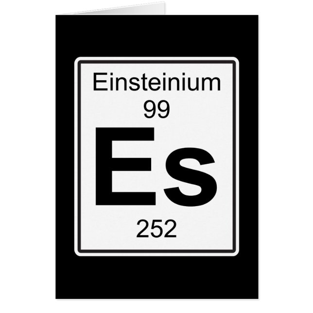 Es - Einsteinium (Devant)