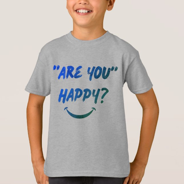 Es-Tu Heureux ? T-shirt pour enfants (Devant)