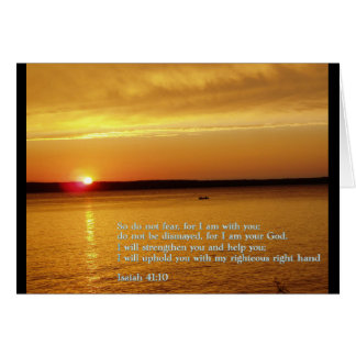 Esaïe 41:10 Coucher du soleil