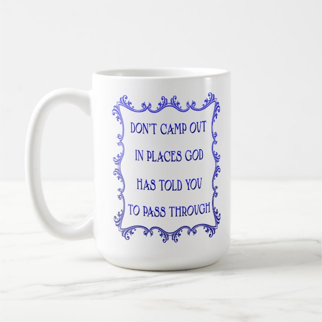 Ésaïe 43:18 - 15 oz. Mug (Gauche)