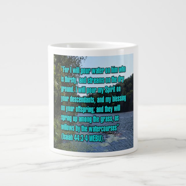 Ésaïe 44:3-4 WEBU Mug (Devant)