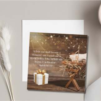 Esaïe 60:22 Faire-part de grossesse