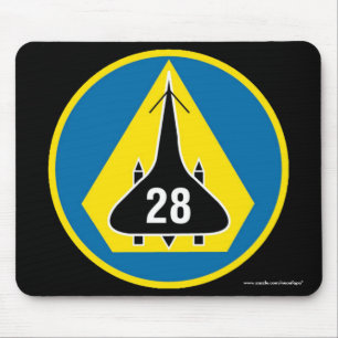 Escadron de cadet d'USAFA 28" tapis de souris de