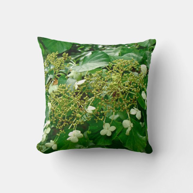 Escalade blanche Hydrangea - Coussin (Recto)