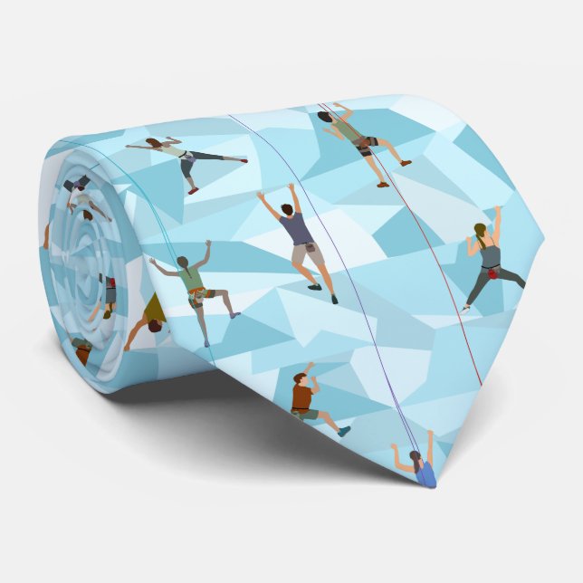 Escalade rock en Blues Cravate (Roulé)