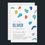 Escalade Rock Invitation de fête d'anniversaire<br><div class="desc">Montons ! Escalade Rock moderne et colorée Invitation d'anniversaire.</div>